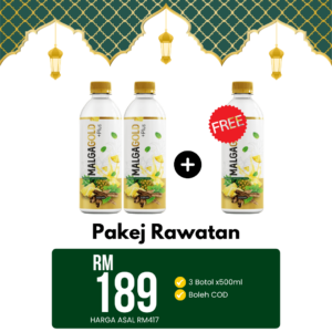 Pakej Rawatan RM189 | 3 BOTOL