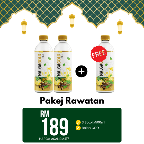 Pakej Rawatan RM189 | 3 BOTOL